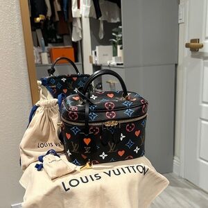 Louis Vuitton Vanity Handbag Limited Edition Game On Multicolor Monogram PM